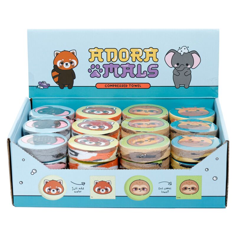 Adoramals wilde dieren compacte reishanddoek