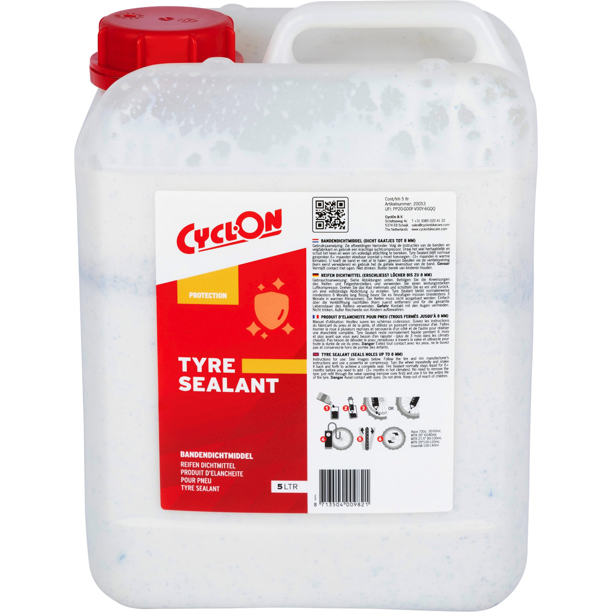 Cyclon tyre sealant 5l