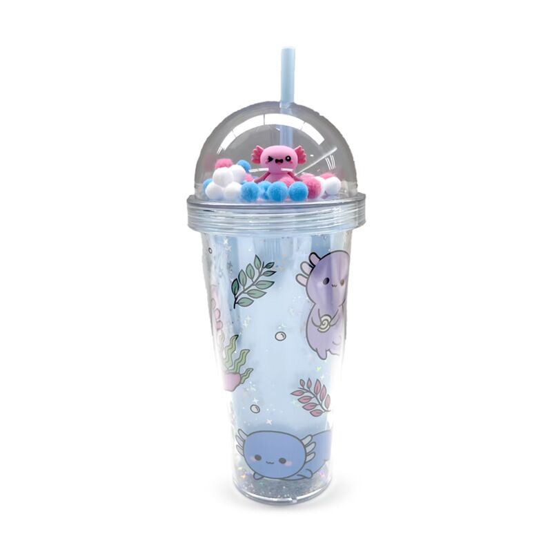 Adoramals maddie de axolotl dubbelwandige beker