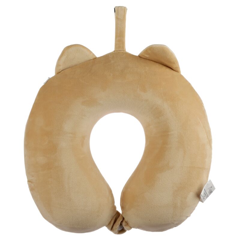 Relaxeazzz shiba inu hond pluche memory foam nekkussen
