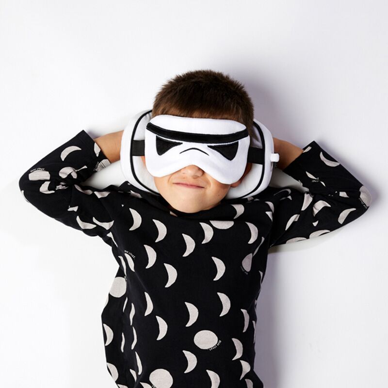 Relaxeazzz pluche het originele stormtrooper rond reiskussen slaapmasker