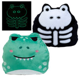 Pluche squidglys scratch omkeerbare adoramals glow in the dark