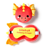 Relaxeazzz adoramagics draak rond reiskussen slaapmasker