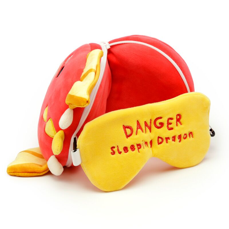 Relaxeazzz adoramagics draak rond reiskussen slaapmasker