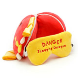 Relaxeazzz adoramagics draak rond reiskussen slaapmasker