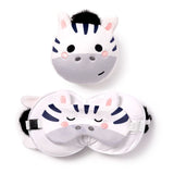 Relaxeazzz adoramals bali de zebra rond reiskussen slaapmasker