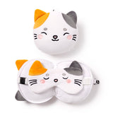 Relaxeazzz adoramals lola de kat rond reiskussen slaapmasker