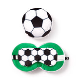 Relaxeazzz voetbal rond reiskussen slaapmasker