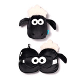 Relaxeazzz shaun het schaap rond reiskussen slaapmasker