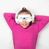 Relaxeazzz adoramals kai de zeehond rond reiskussen slaapmasker