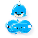Relaxeazzz adoramals blu de dolfijn rond reiskussen slaapmasker