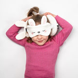 Relaxeazzz adoramals frances het konijn rond reiskussen slaapmasker