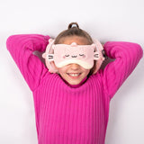 Relaxeazzz adoramals puff de kogelvis rond reiskussen slaapmasker