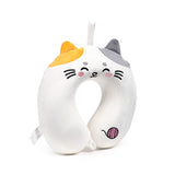 Relaxeazzz lola de kat adoramals pluche memory foam nekkussen