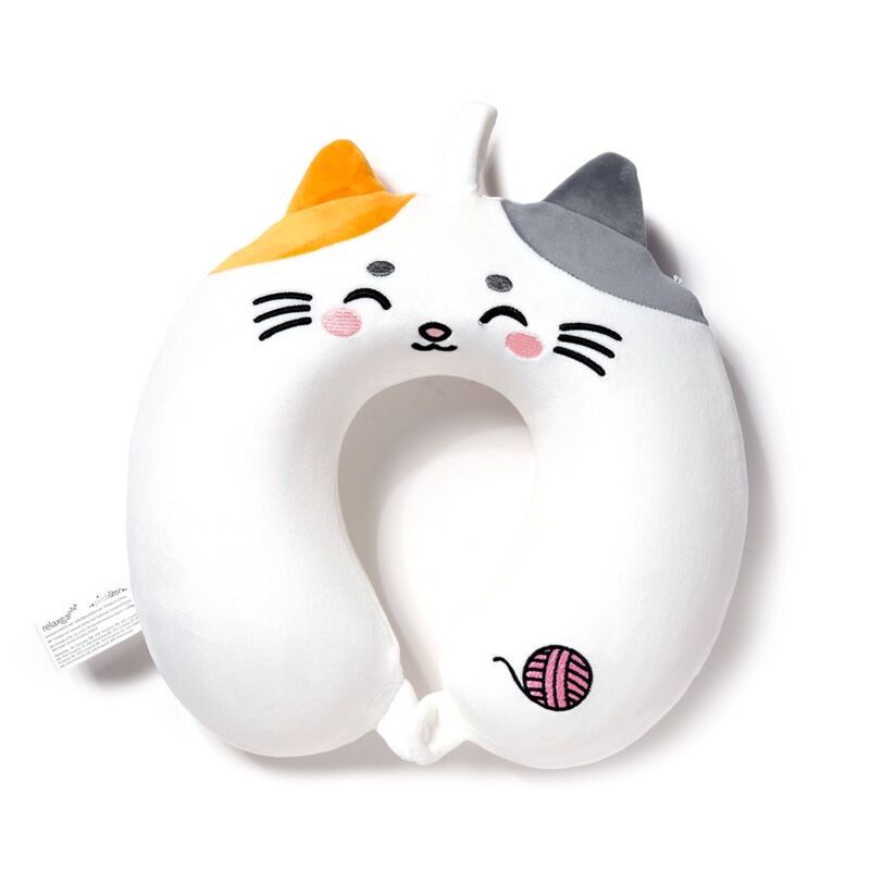 Relaxeazzz lola de kat adoramals pluche memory foam nekkussen