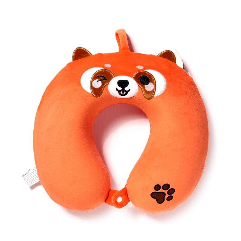 Relaxeazzz ru de rode panda adoramals pluche memory foam nekkussen