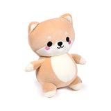Swapseazzz adoramals shuggs de shiba inu 2-in-1 pluche reiskussen