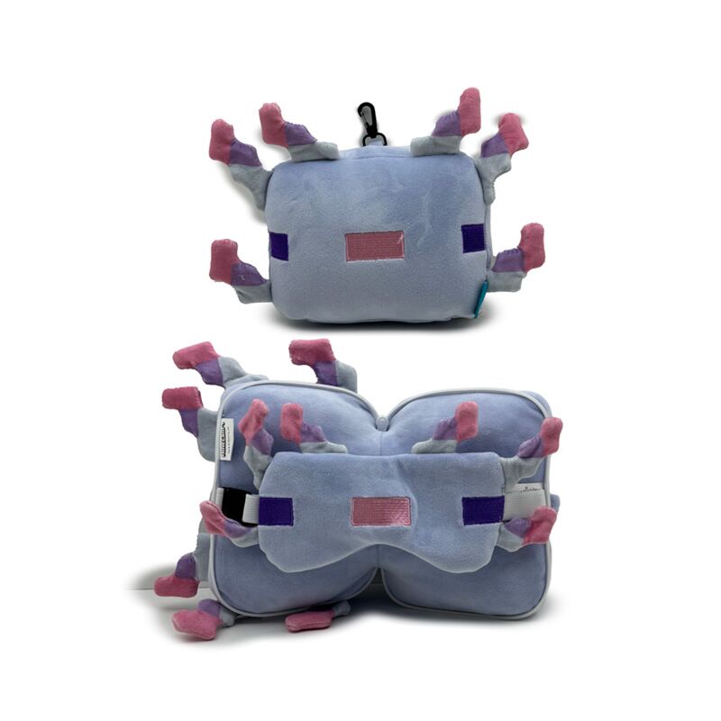 Relaxeazzz minecraft axolotl rond reiskussen slaapmasker