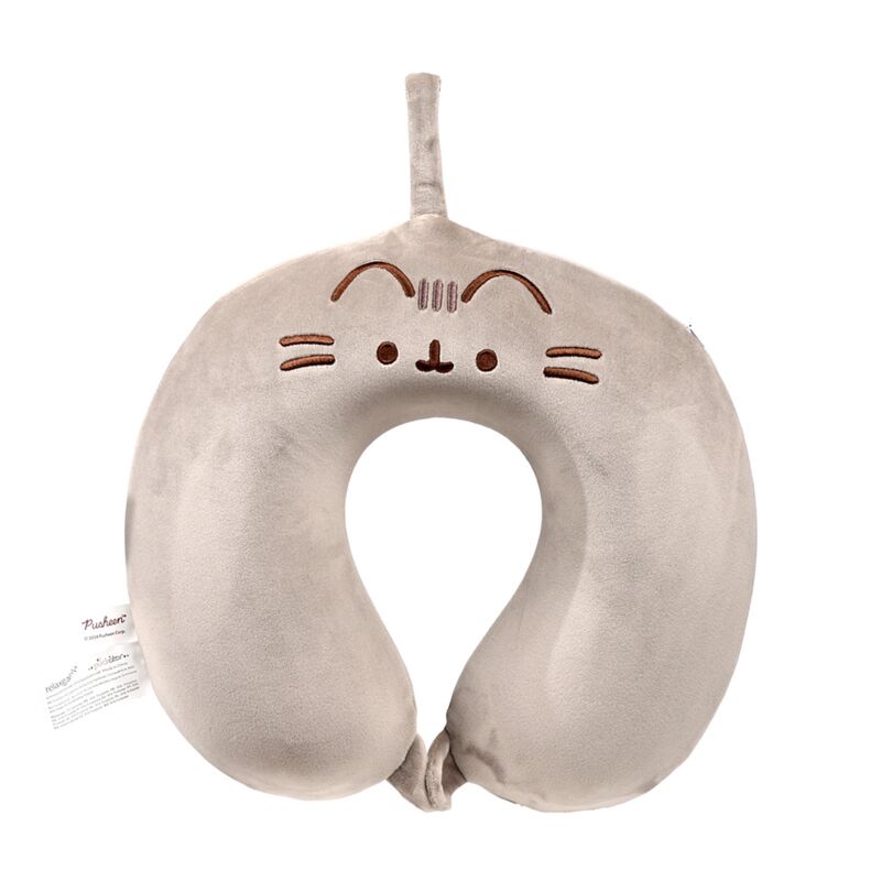 Relaxeazzz pusheen de kat pluche memory foam nekkussen