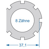 Cycplus cyclus gereedschap power.tool 2-zijdig t8 37.1 t12 24.0