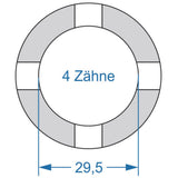 Cycplus cyclus gereedschap power.tool 2-zijdig t4 29.5 t4 19.0