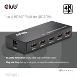 Club 3d hdmi splitter 1x > 4x hdmi 4k 120hz