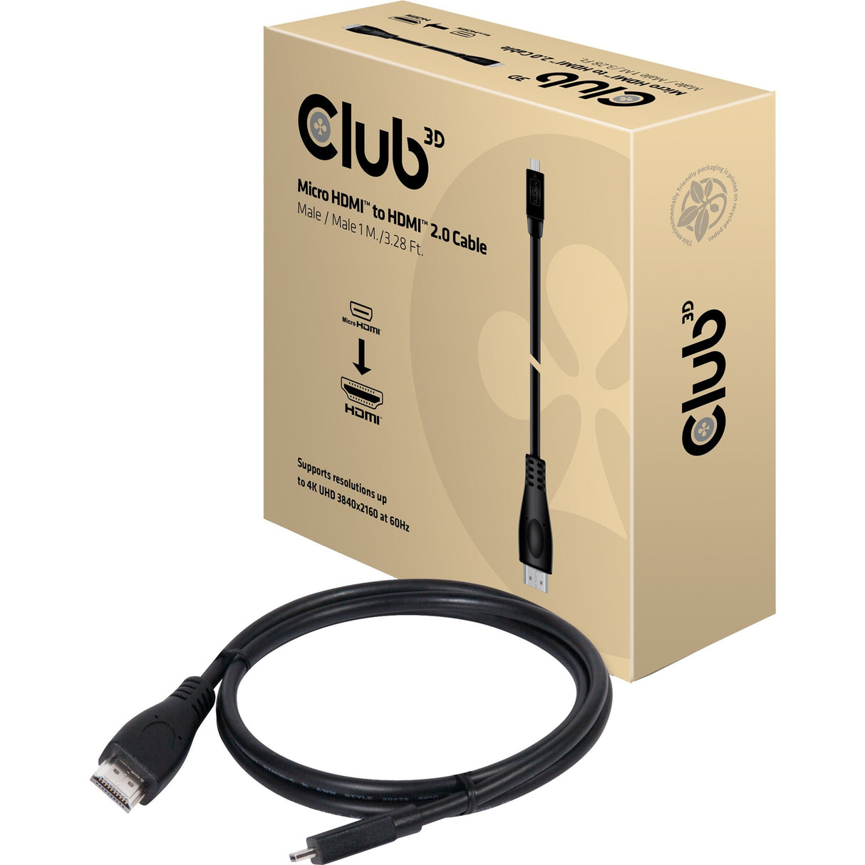 Club 3D Micro HDMI > HDMI 2.0