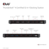 Club 3d thunderbolt 4 12-in-1 dock