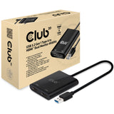 Club 3D USB 3.2 Gen1 Type A naar HDMI Dual Monitor 4K 60Hz