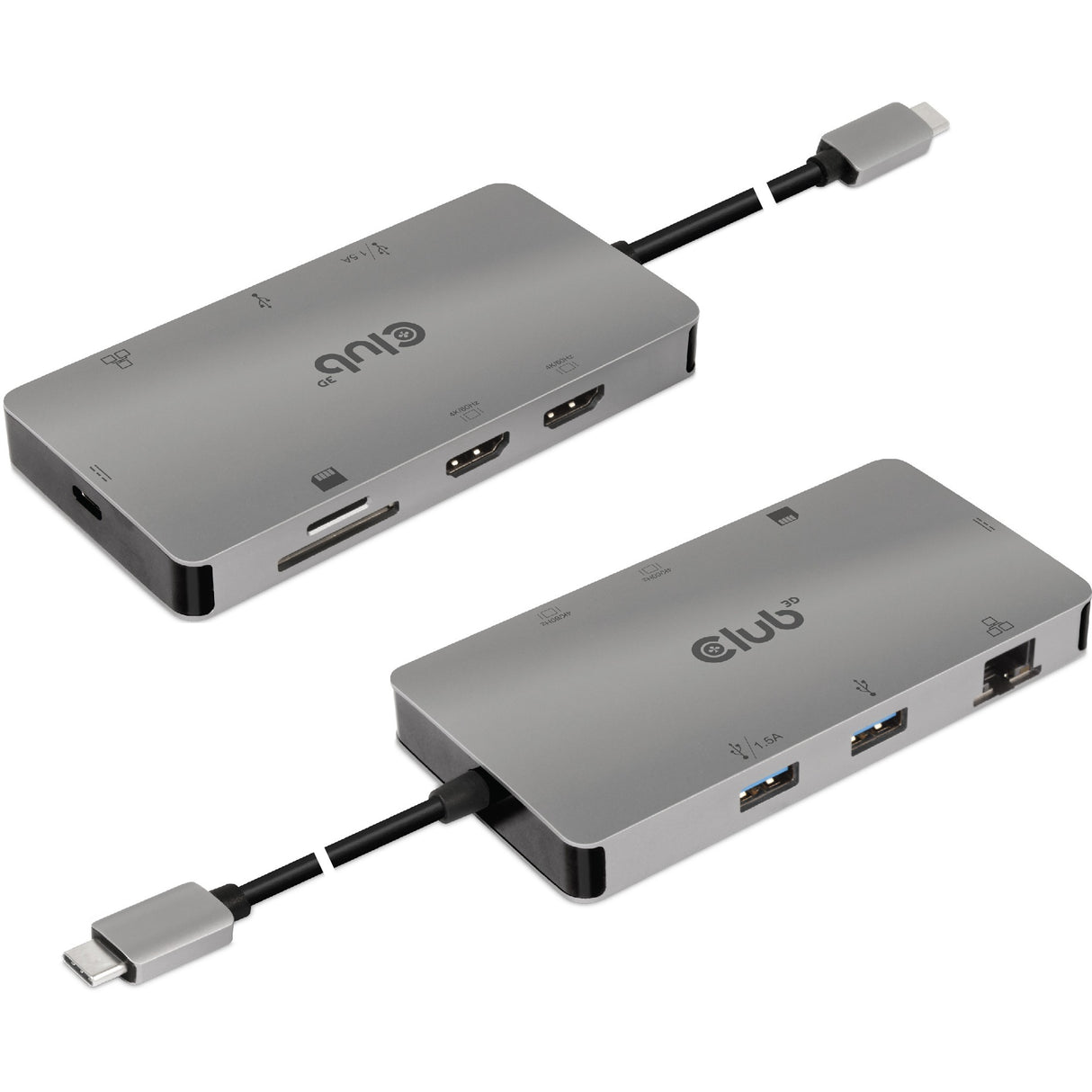 Club 3D USB 3.2 Gen1 Type-C 8-in-1 hub