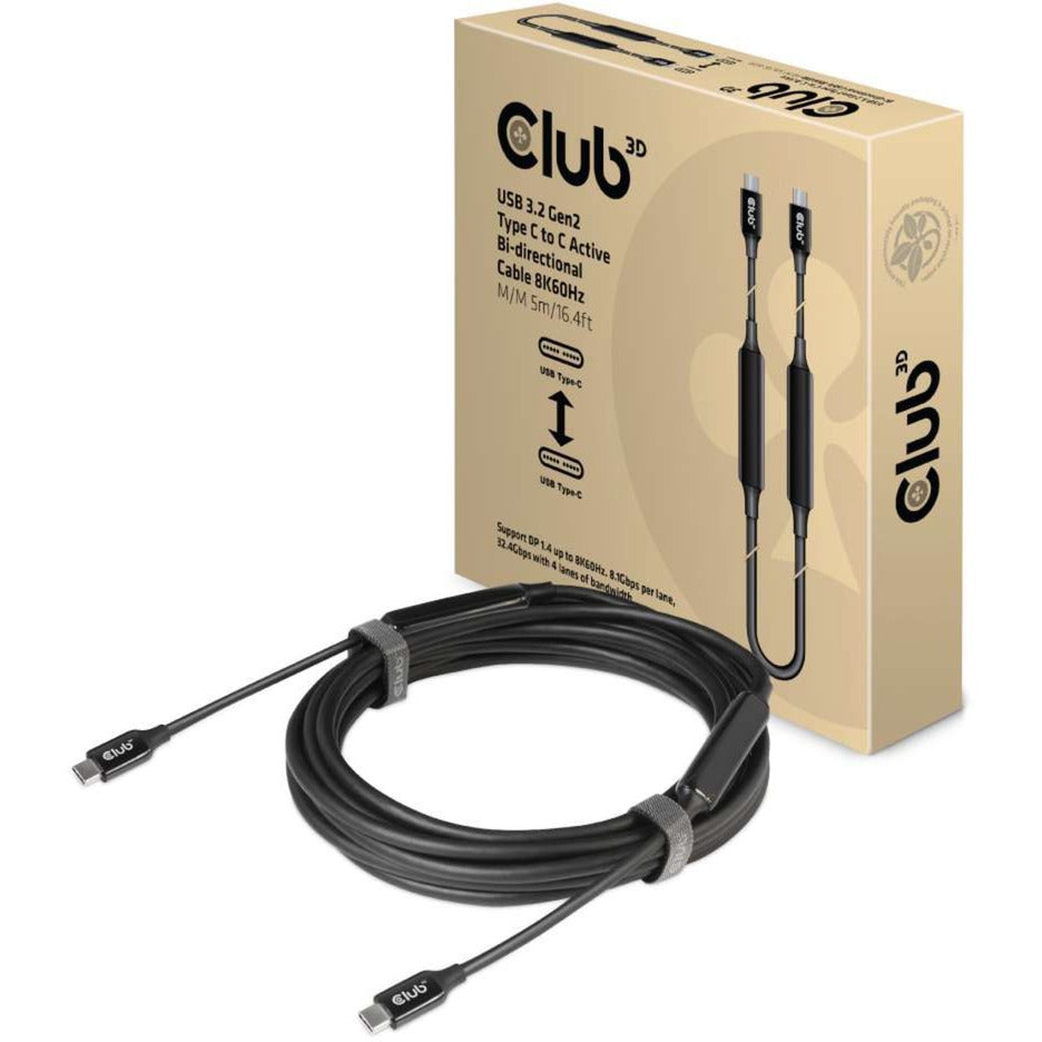 Club 3D USB-C 3.2 Gen2 > USB-C Active bi-directional