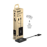Club 3D USB-C naar 2x HDMI Video splitter met DisplayLink