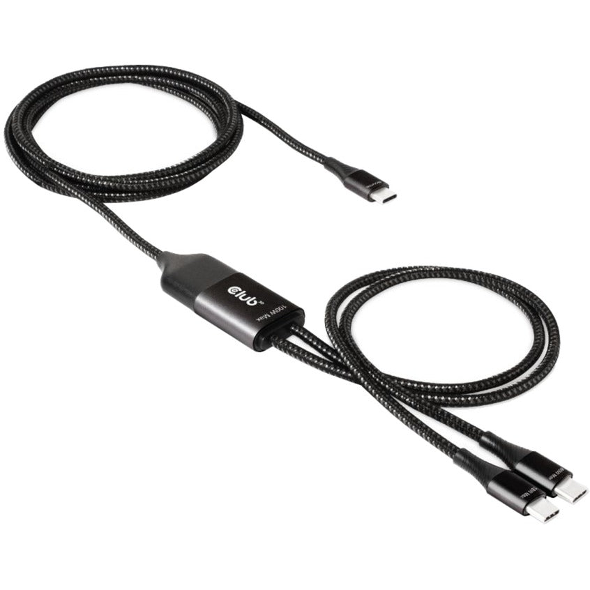 Club 3D USB Type-C, Y oplaadkabel naar 2x USB Type-C