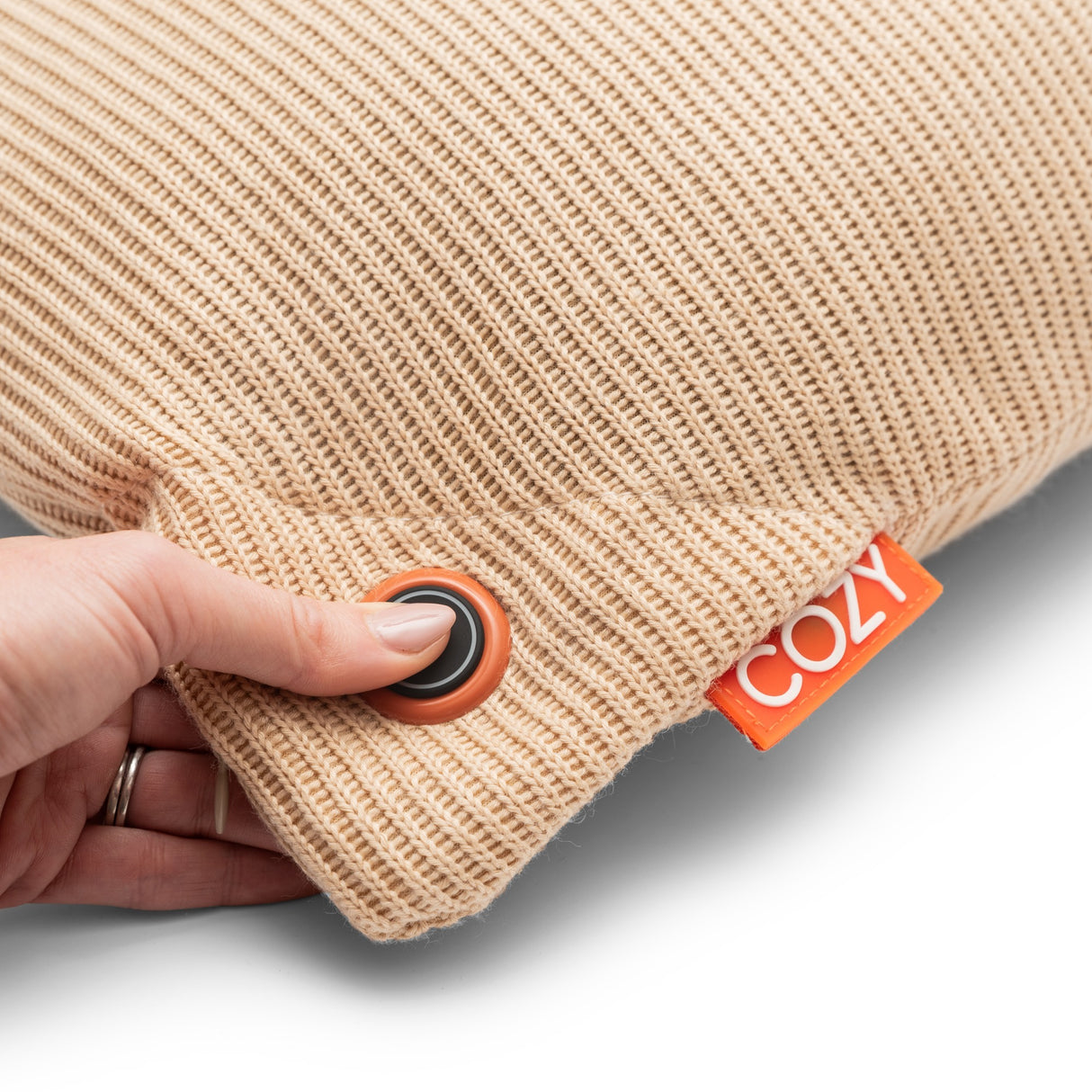 Cozy una knitted 45 x 45 cm draadloos warmtekussen