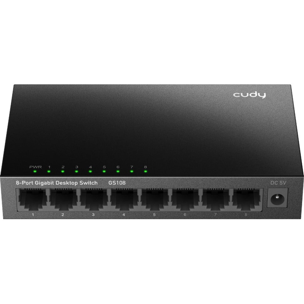 Cudy 8-port gigabit desktop metal switch