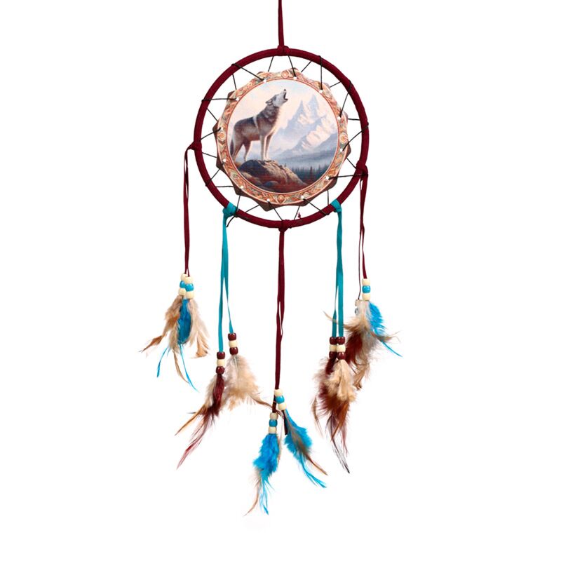 Berg wolf dromenvanger 16cm