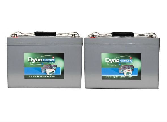 Dyno europe dyno gel accu 12v 87ah vervangingsset (excl. kabels)