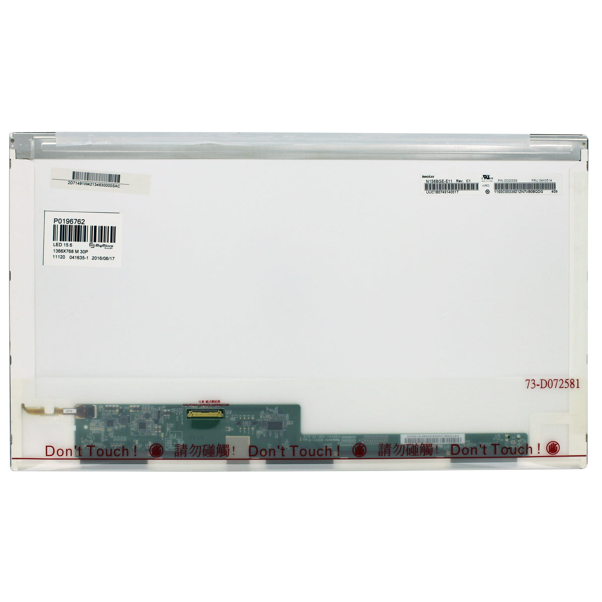 Oem 15.6 inch lcd scherm 1366x768 mat 30pin edp