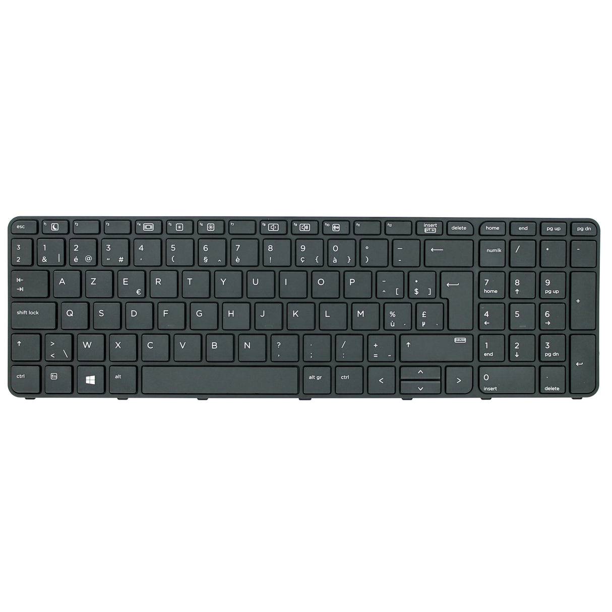 Hp laptop toetsenbord azerty be