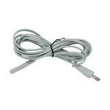 Huismerk euro naar iec320-c7 stroomkabel 3 meter - wit