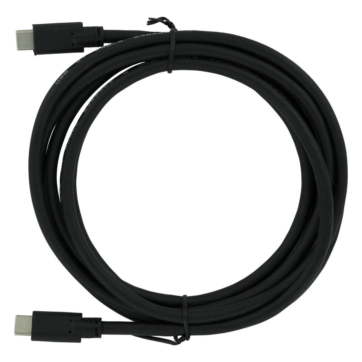 Huismerk usb3.1 gen 2 type-c kabel 1 meter - zwart