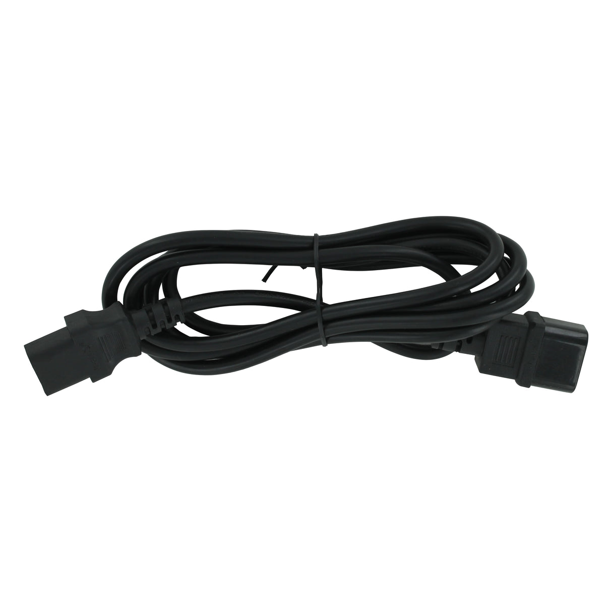 Huismerk iec320-c13 naar c14 stroomverlengkabel 2 meter - zwart