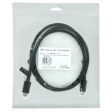 Huismerk usb3.1 gen 2 type-c kabel 1 meter - zwart