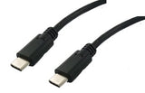 Huismerk usb2.0 type-c kabel 2 meter - zwart