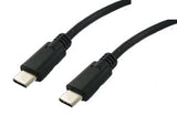 Huismerk usb3.1 gen 2 type-c kabel 1 meter - zwart