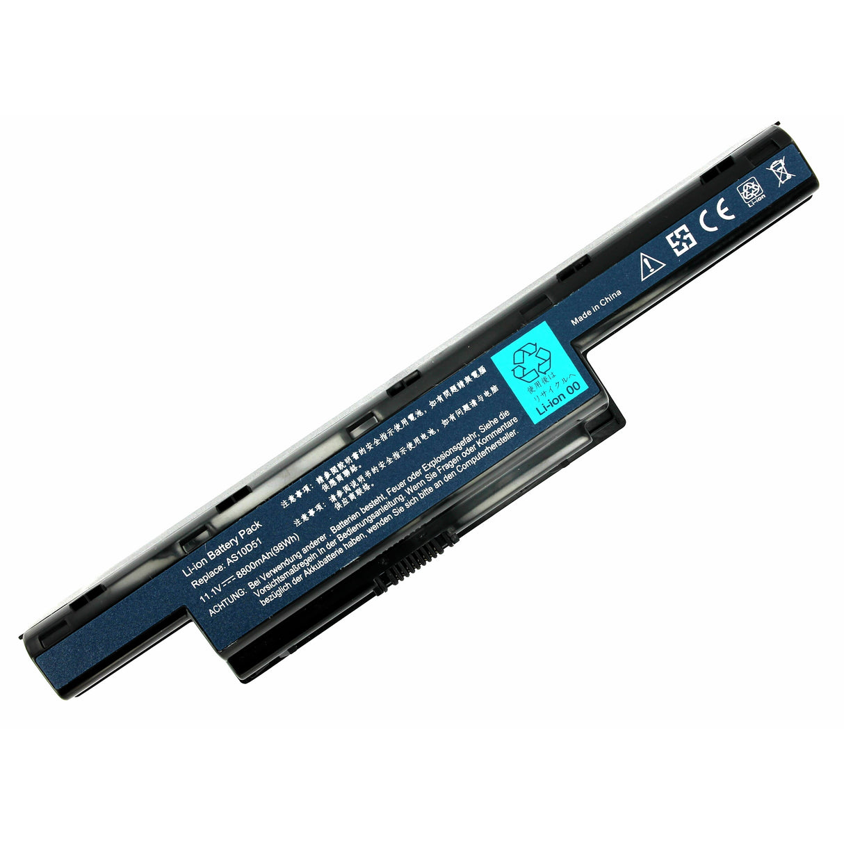 Blu-basic laptop accu extended 8800mah