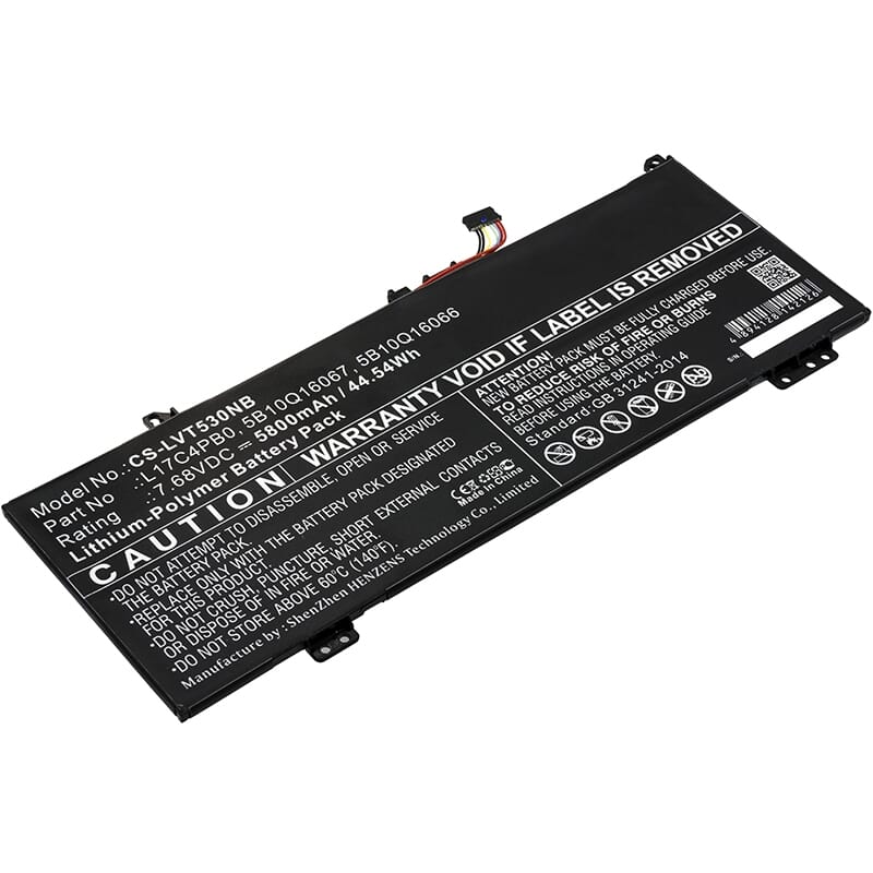 Replacement laptop accu 5800mah