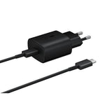 Samsung oplader met kabel 1m usb c 25w zwart