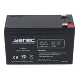 Yanec loodaccu 12v 7.5ah (6.3mm)