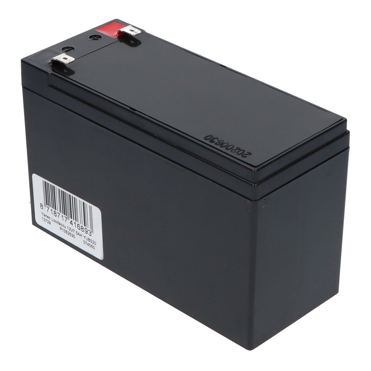Yanec loodaccu 12v 7.5ah (6.3mm)